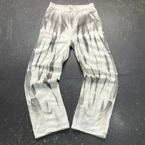 [BUNJANG] Matinkim Tie-Dye Straight Denim Pants / S 마뗑킴 타이다이 스트레이트 데님팬츠