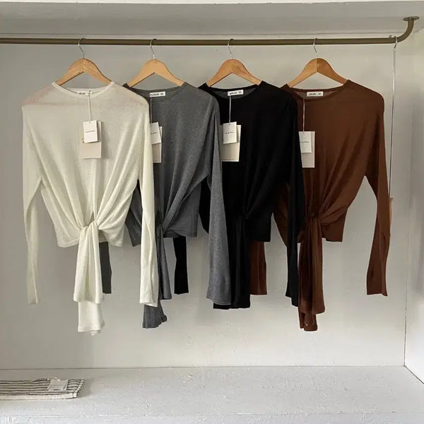 [BUNJANG] Twist Knit T-Shirt / 꼬임니트티
