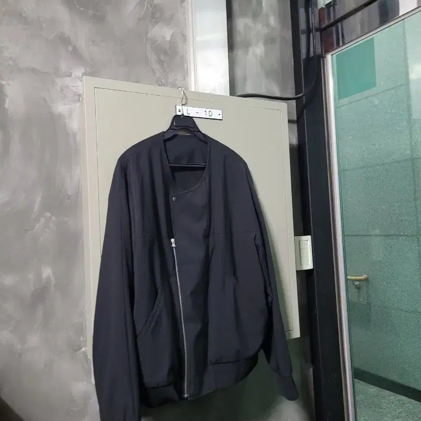 [BUNJANG] Solid Homme Black Bomber Jacket Size 48 / 솔리드옴므 봄버 블랙 점퍼 48사이즈