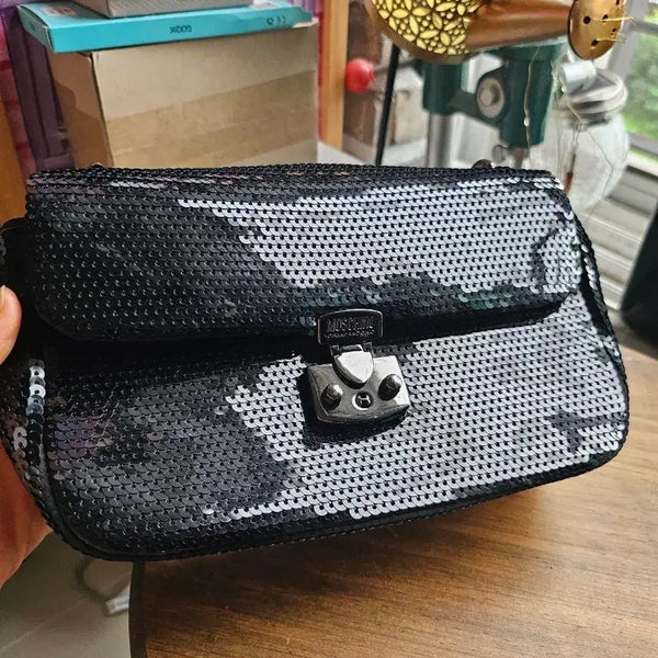 [BUNJANG] Moschino Sequin Crossbody Bag / 모스키노 스팽글 크로스백 새상품