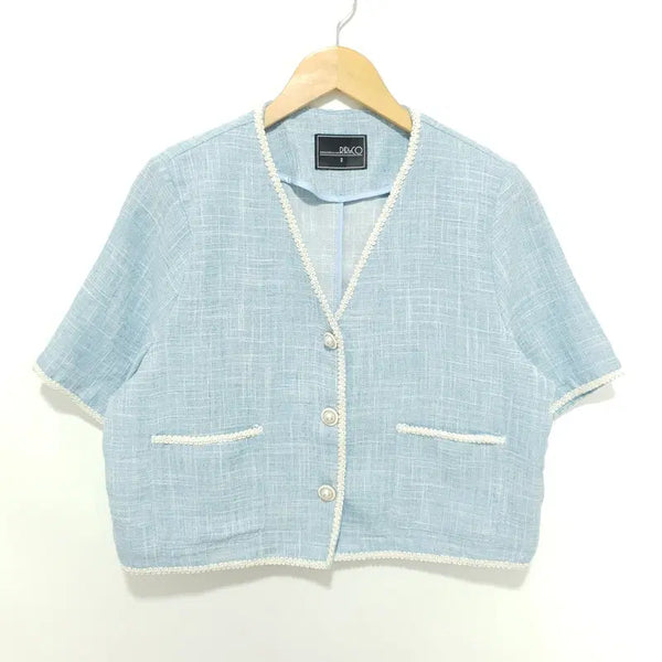 [BUNJANG] Rirancoe Short Sleeve Tweed Jacket / 리리앤코 반팔 트위드 자켓 2_S2792