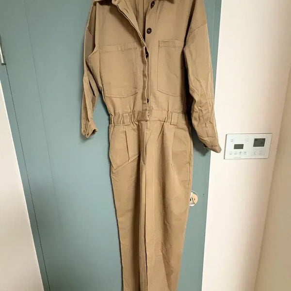 [BUNJANG] Massimo Dutti Women's Beige Jumpsuit / 마시모두띠 점프수트 (새상품)