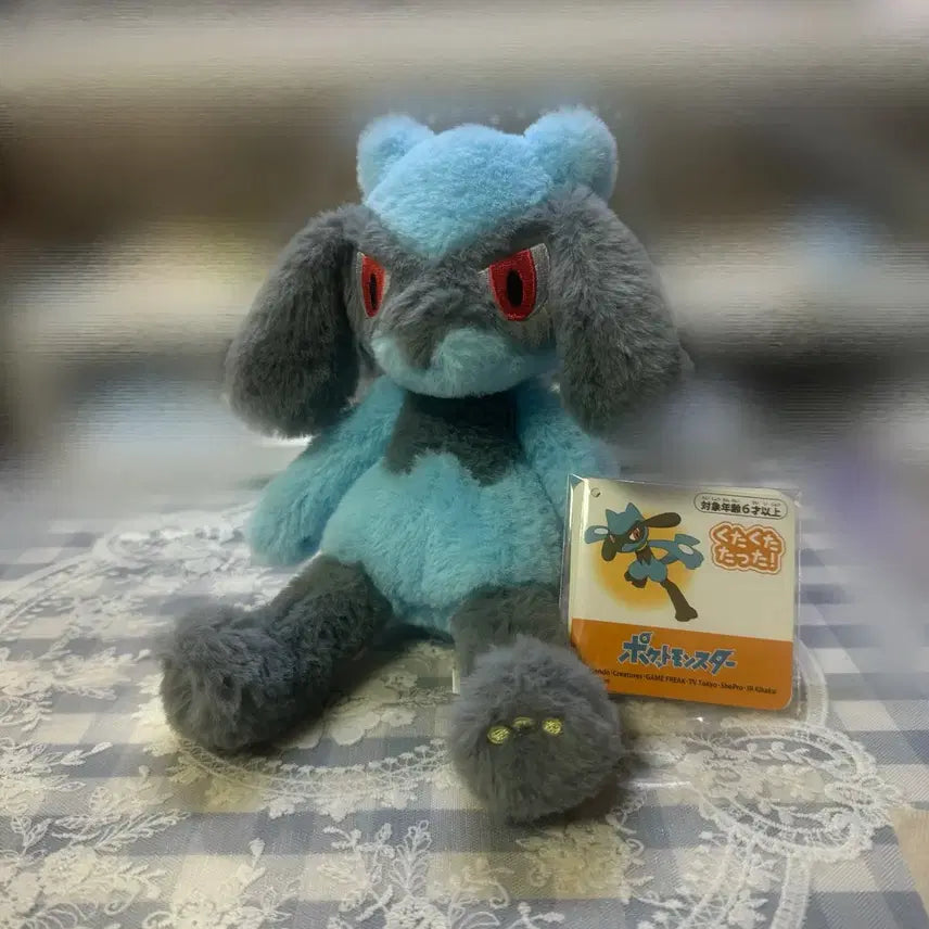 [BUNJANG] Pokemon Riolu Kuta Kuta S Plush / 포켓몬 포켓몬스터 쿠타쿠타탓타 리오르 S 인형