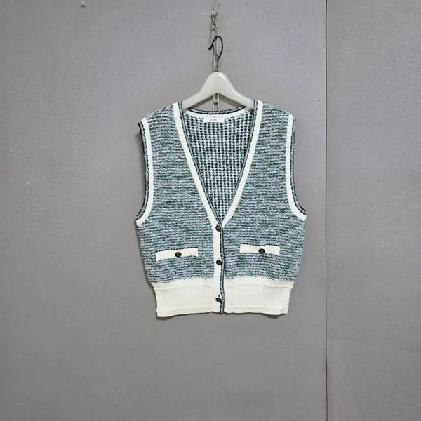 [BUNJANG] ZOOC Tweed-like Vest / ZOOC 세련 트위드느낌 조끼 F   n9112