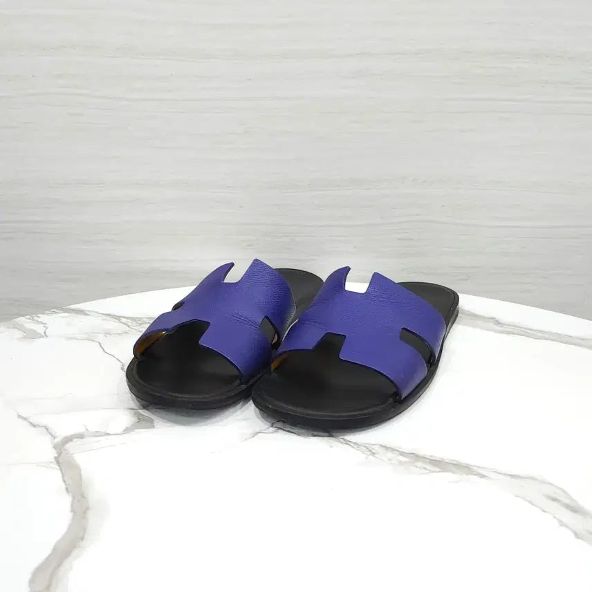 [BUNJANG] Hermes Navy Izmir Sandals / 43 / 에르메스 네이비 이즈미르 샌들 슬리퍼