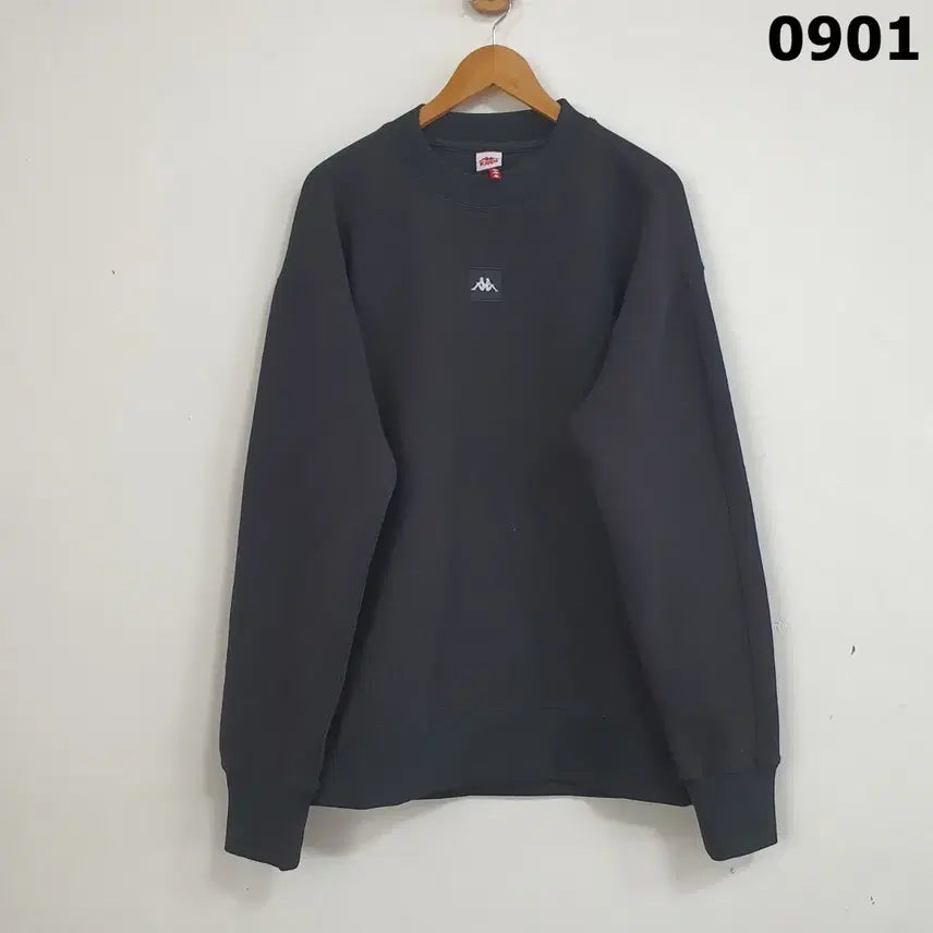 [BUNJANG] Kappa Sweatshirt Black XL / 카파 맨투맨 블랙 xL