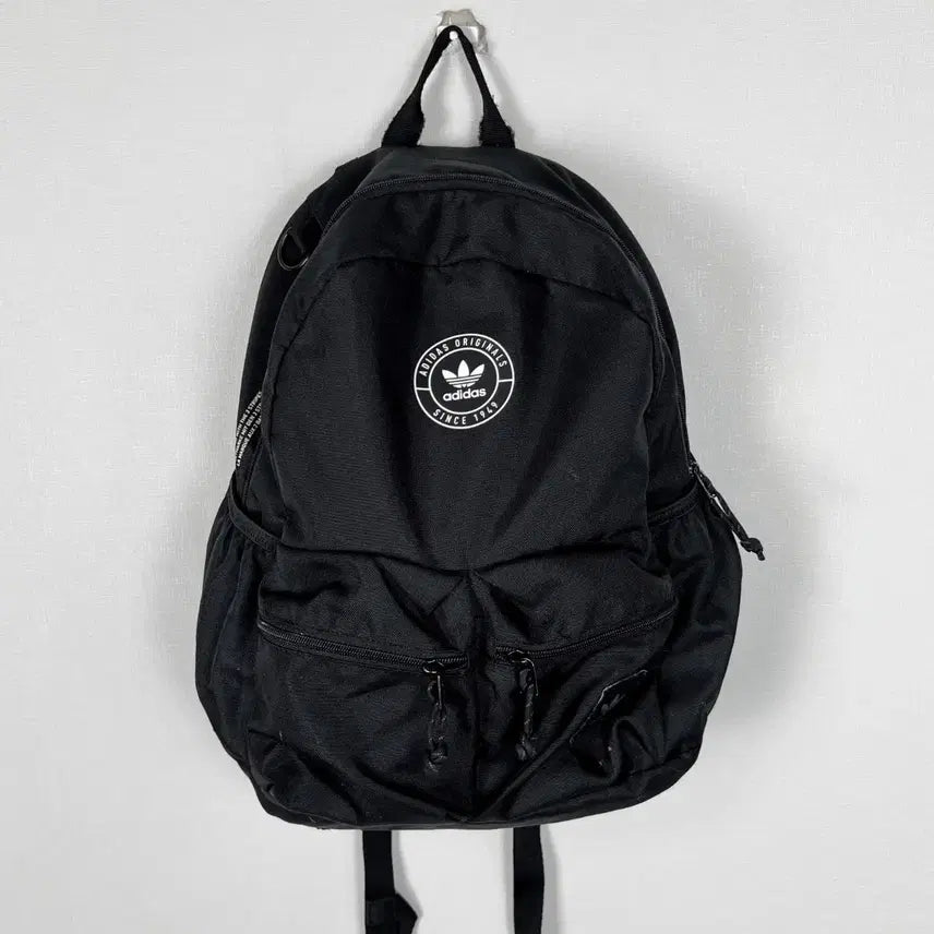[BUNJANG] Adidas Trefoil Original Backpack / 아디다스 블랙 백팩 가방 트레포일 오리지널 라덴 빈티지
