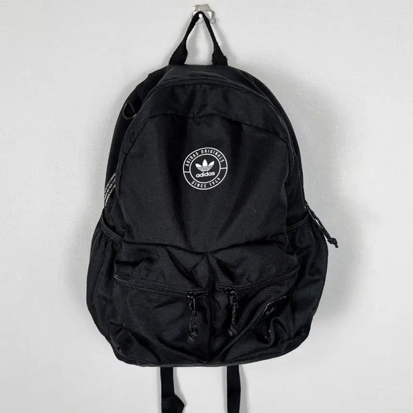 [BUNJANG] Adidas Trefoil Original Backpack / 아디다스 블랙 백팩 가방 트레포일 오리지널 라덴 빈티지