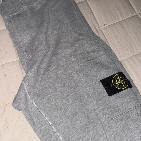 [BUNJANG] Stone Island Jogger Pants - Grey (L) / 스톤아일랜드 조거팬츠
