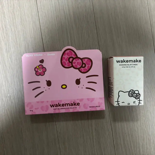 [BUNJANG] WAKEMAKE x Olive Young Hello Kitty Eyeshadow Palette / 급전ㅜ9/3까지만 판매!!)웨이크메이크 키티 팔레트
