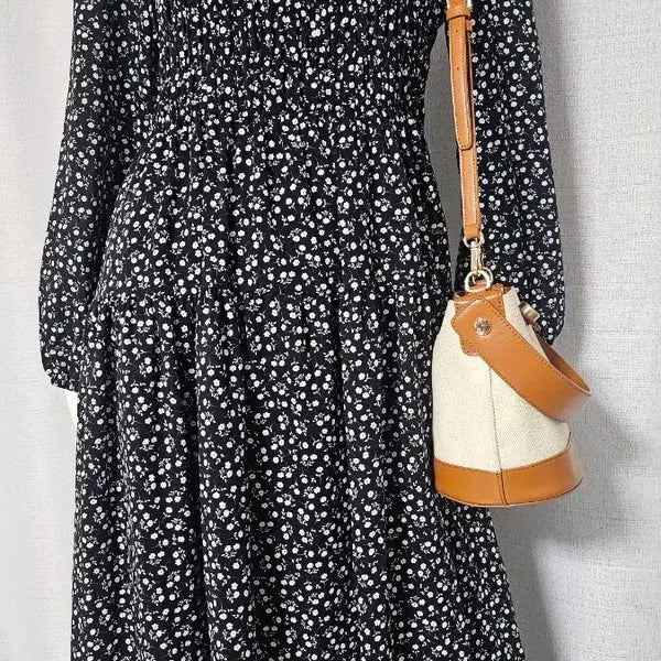 [BUNJANG] Roem Button Front Band Lined Dress / Roem 뒤 단추 몸판 밴드...안감 원피스