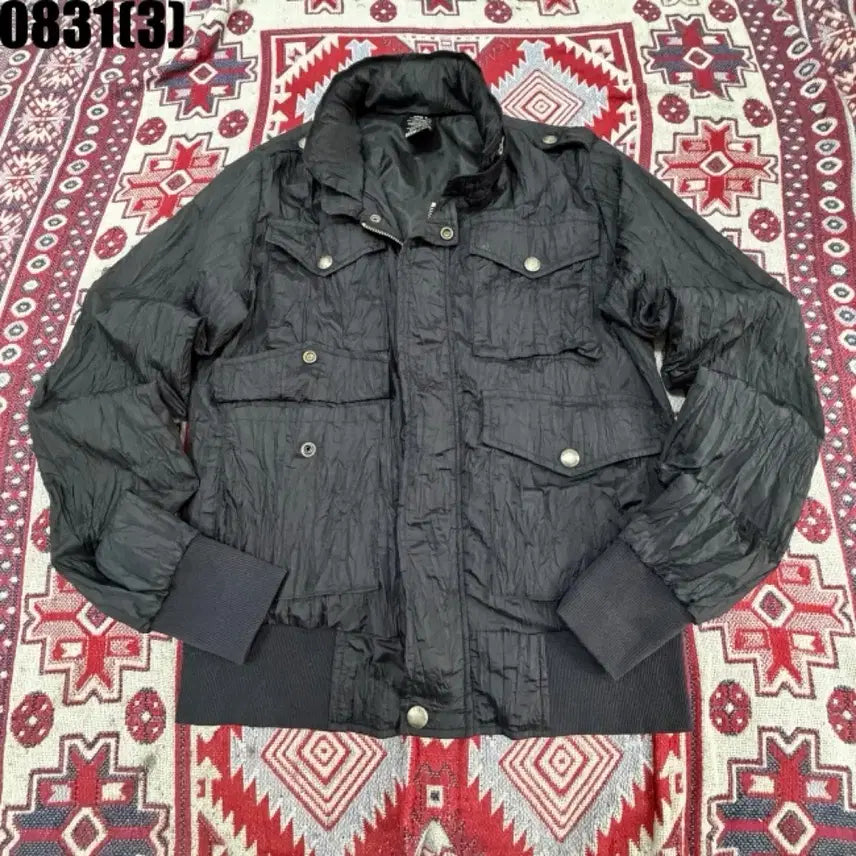 [BUNJANG] Black Short Padded Jumper / 블랙 숏패딩 점퍼 0831