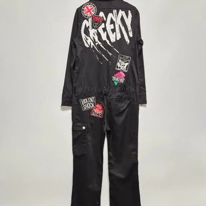 [BUNJANG] JSG Black Wappen Jumpsuit / 레어템 희귀매물 JSG 와펜 블랙 점프수트