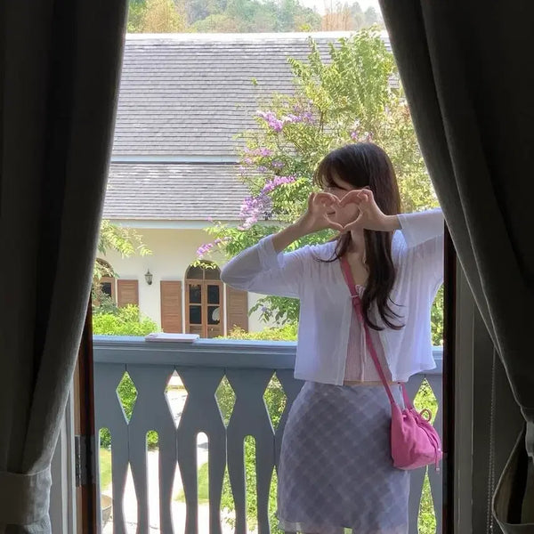[BUNJANG] Peter and Wendy Vivian Check Mini Skirt / 피터앤웬디 비비안 체크 미니 스커트