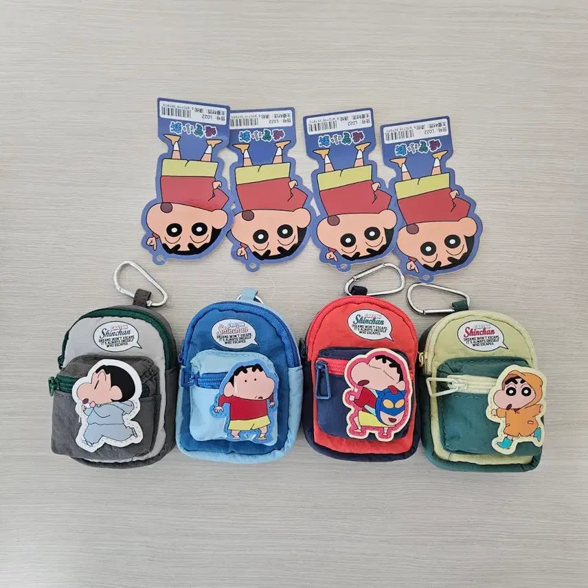 [BUNJANG] Crayon Shin-chan Mini Backpack Bag Charm Keychain / 짱구는못말려 짱구 미니 백팩 가방고리 키링