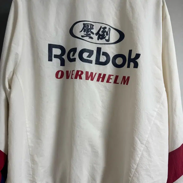 [BUNJANG] APDO x Reebok Windbreaker White / 압도 리복 바람막이