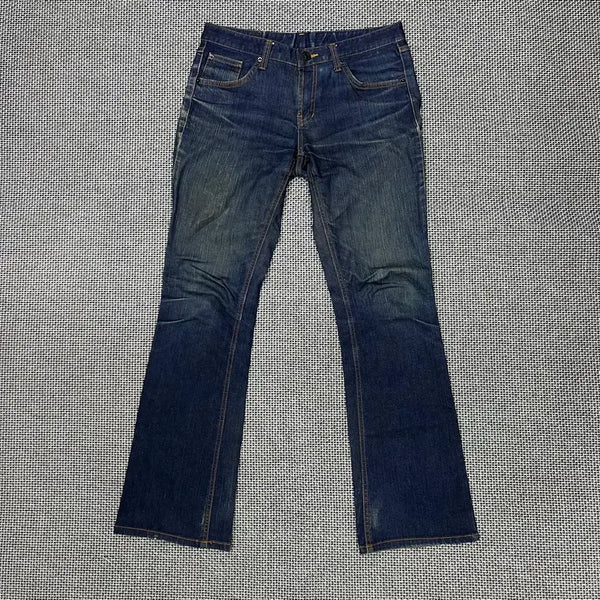 [BUNJANG] Vintage Raw Denim Bootcut Jeans / 빈티지 생지 부츠컷 데님팬츠