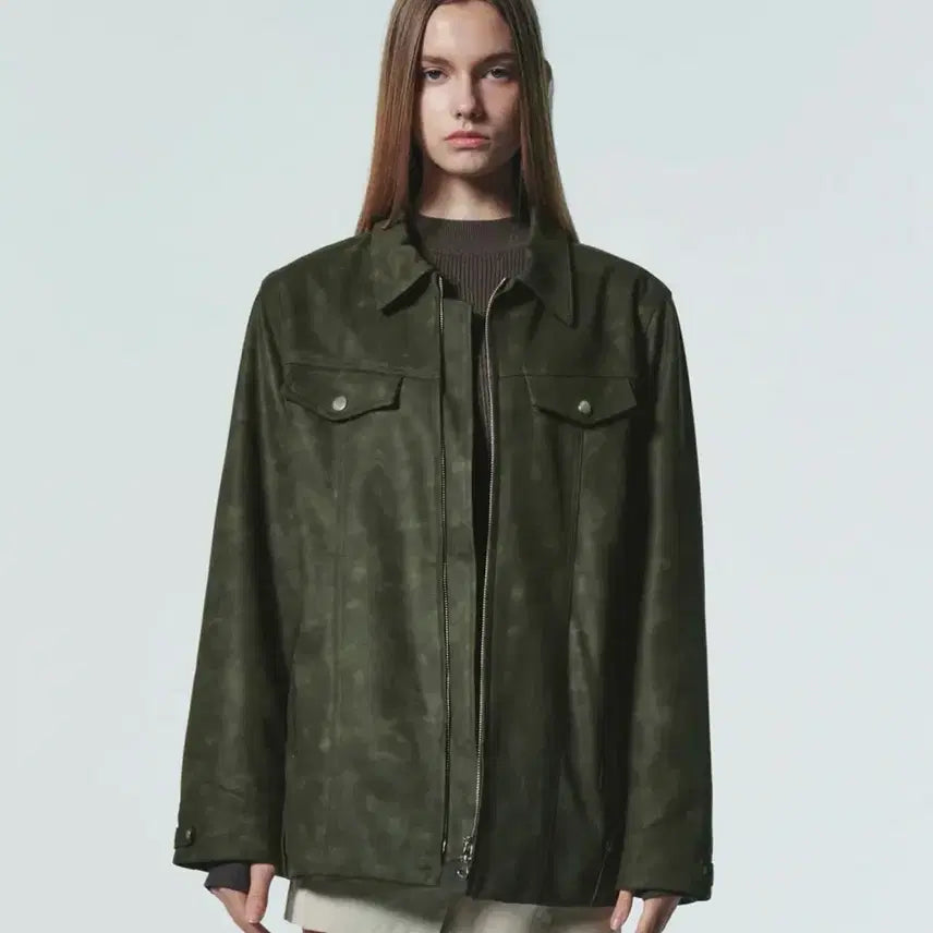 [BUNJANG] Current Vintage Washing Polyester Jacket / (새상품) 커런트 빈티지 워싱 폴리에스터 자켓