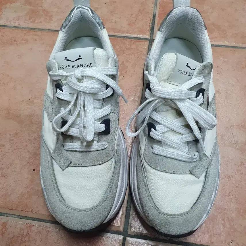 [BUNJANG] Voile Blanche Premium Chunky Sneakers / 보일블랑쉐 프리미엄 키높이 청키 스니커즈 (37사이즈/240)