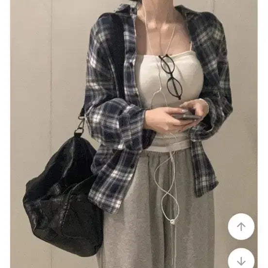 [BUNJANG] Checkered Pattern Shirt / 체크 남방 셔츠