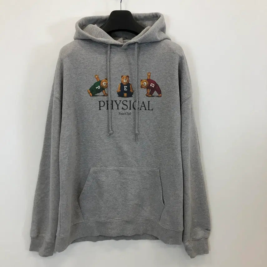 [BUNJANG] PHYPS Grey Oversized Hoodie L / PHYPS 그레이 오버후드 L