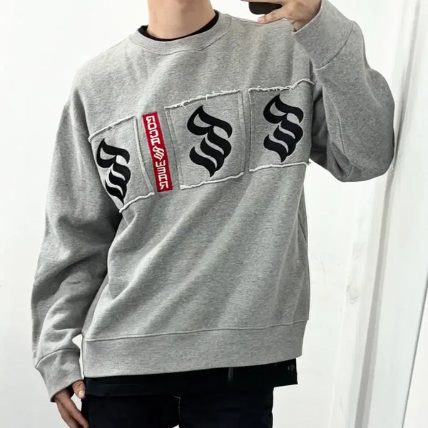 [BUNJANG] Rocawear Embroidered Sweatshirt XL / 로카웨어 엠브로이더리 맨투맨