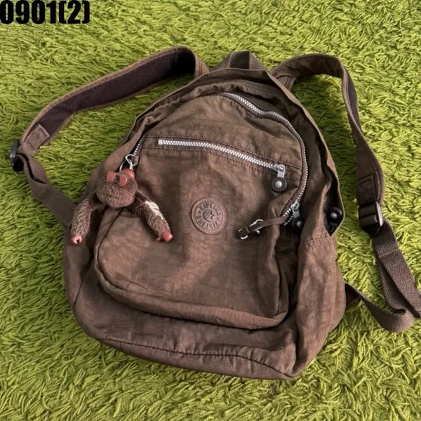 [BUNJANG] Kipling Brown Backpack / 키플링 백팩 브라운 0901