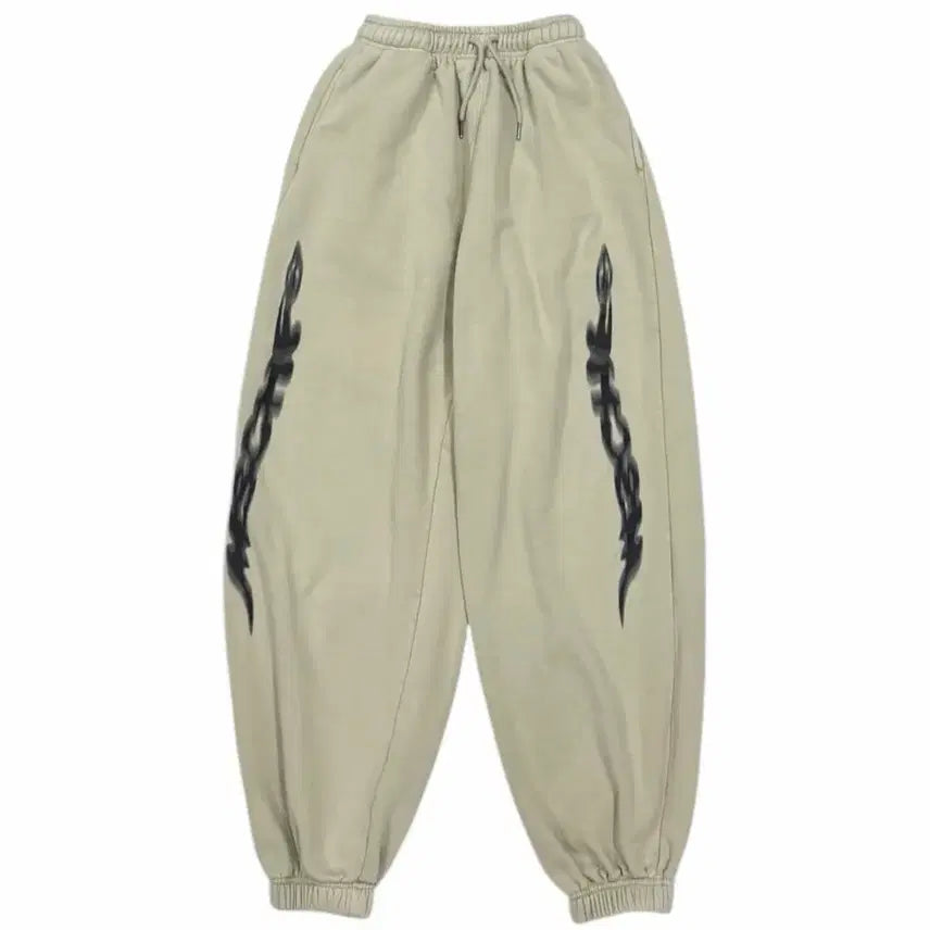 [BUNJANG] Mischief Logo Sweat Jogger Pants (Size S) / 미스치프 로고 스웻 조거팬츠 S