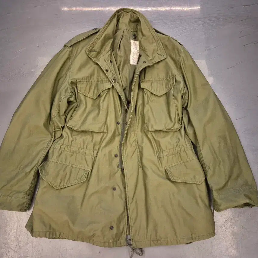 [BUNJANG] 1977 US Army M-65 Field Jacket (Medium Long) / L~>70s u.s army m65 필드 자켓