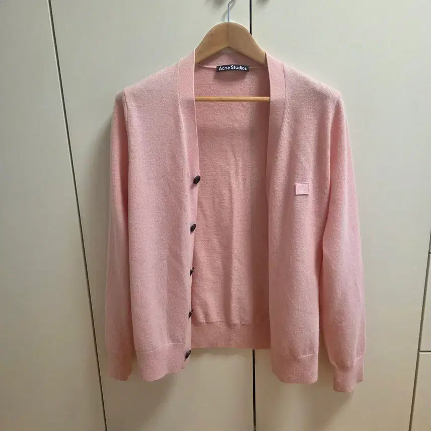 [BUNJANG] Acne Studios Wool Cardigan - Pink (Medium) / 아크네스튜디어 울 가디건 m(정품)