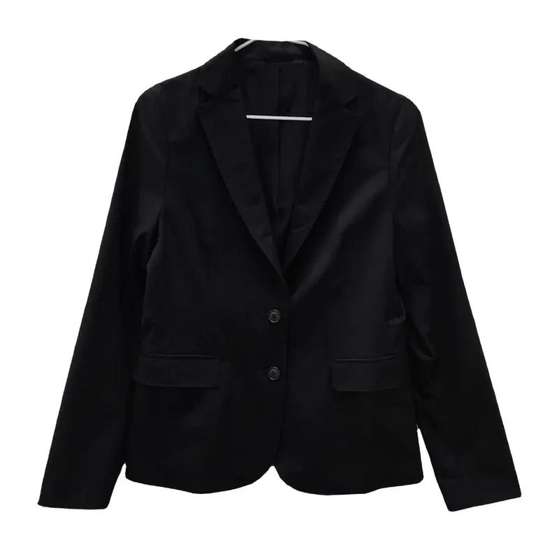 [BUNJANG] Uniqlo Minimal Slim Black Blazer M / 유니클로 미니멀 슬림 블랙 블레이저 M