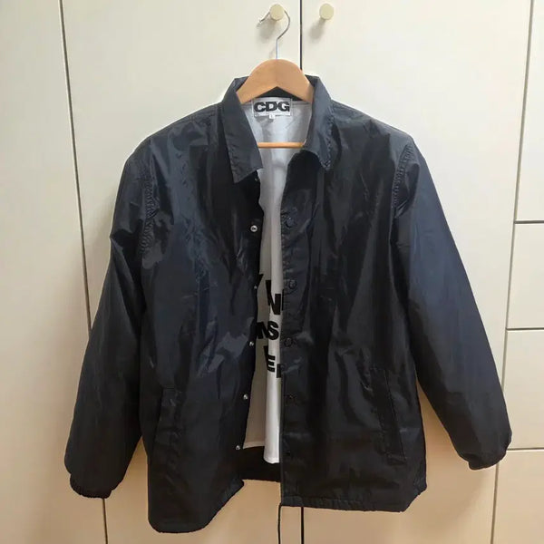 [BUNJANG] Comme des Garçons CDG Coach Jacket Black L / CDG 꼼데가르송 코치 자켓 블랙 L