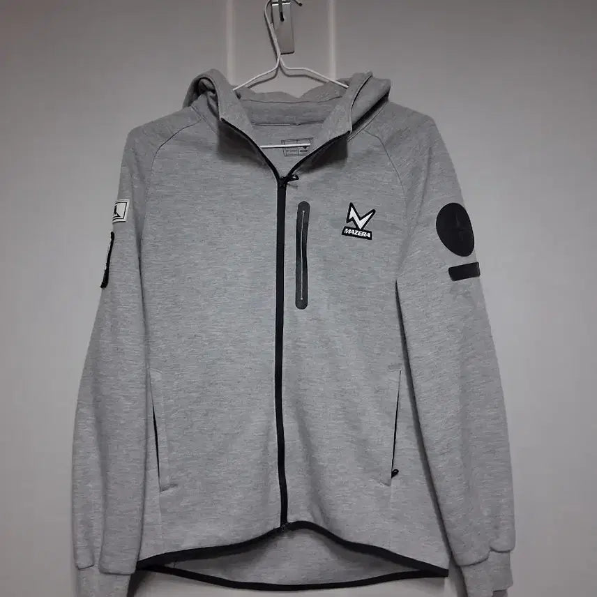 [BUNJANG] MAZERA Gray Hooded Zip-Up Jacket / MAZERA 후드집업 그레이(90)