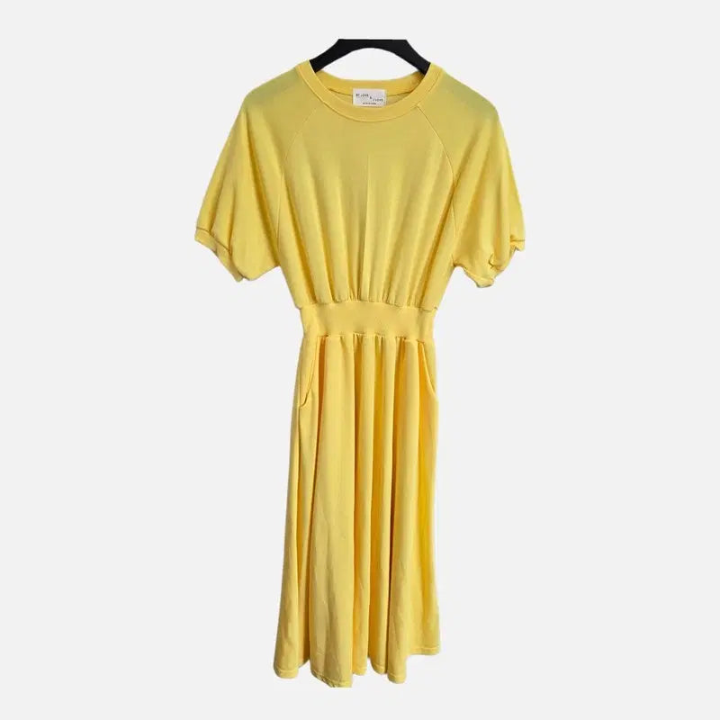 [BUNJANG] Yellow One-Piece Dress / 옐로우 여자 FREE 원피스 O2541