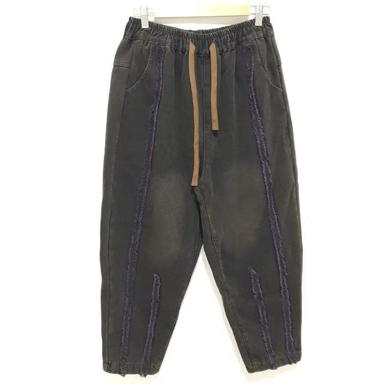 [BUNJANG] Denim Balloon Fit Pants / 기모 데님 벌룬 핏 팬츠 M_W0883