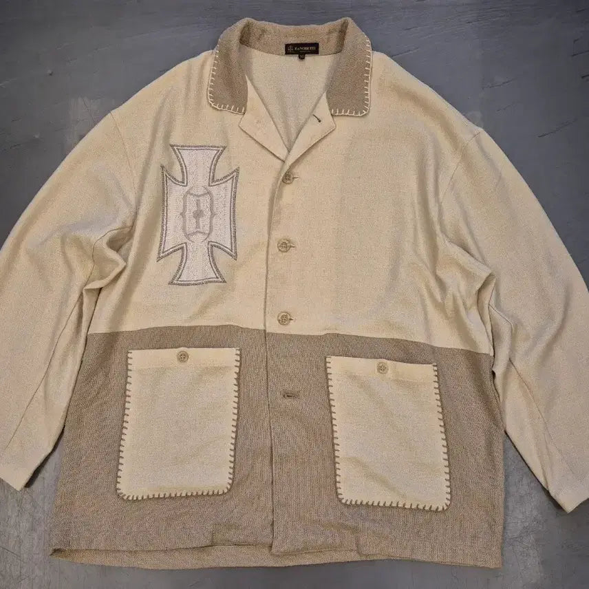 [BUNJANG] ZANOBETTI Native Embroidered Jacket XL / XL>90s ZANOBETTI 네이티브 엠브로이드 자켓