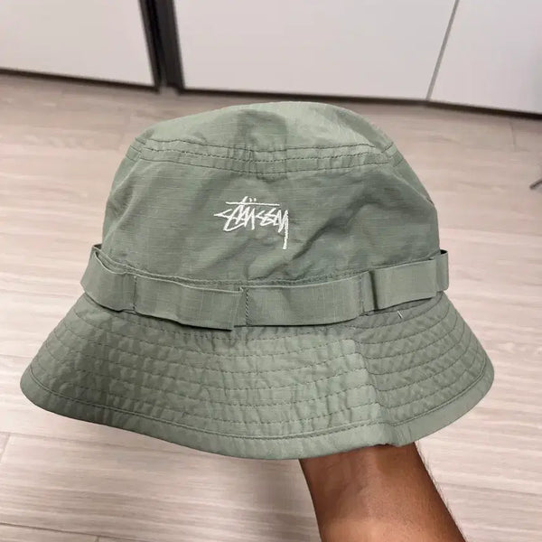 [BUNJANG] Stussy Bucket Hat Olive L/XL / 스투시 버킷햇 L/XL 사이즈 올리브 색상