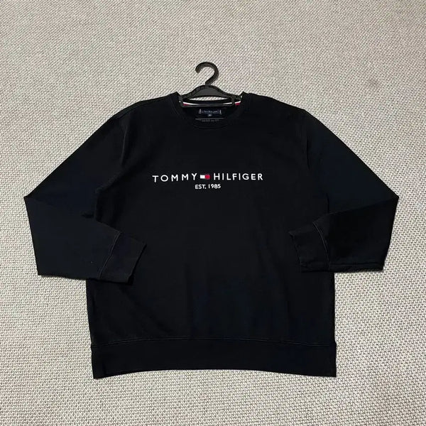 [BUNJANG] Tommy Hilfiger Black Sweatshirt XL / XL 타미힐 피거 블랙 맨투맨 A0901