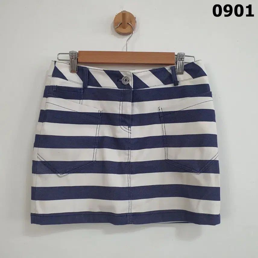 [BUNJANG] Pasadi Striped Skirt / 파사디 단가라 스커트 m