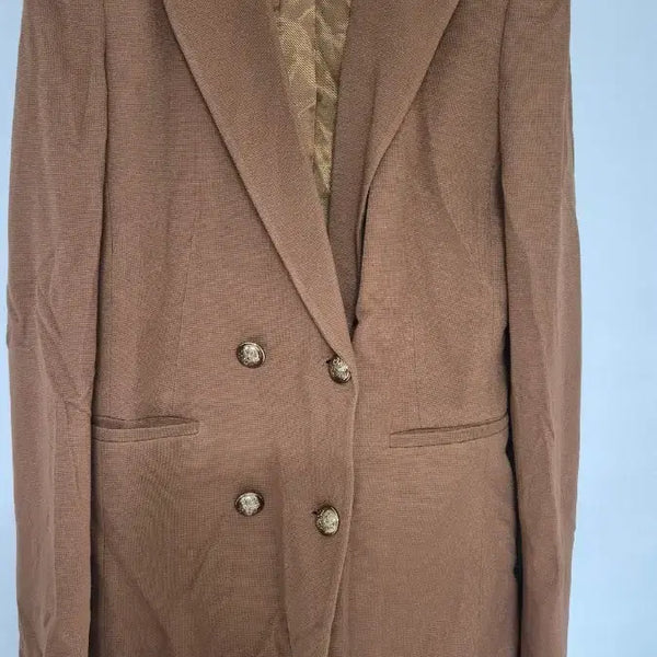 [BUNJANG] Mijins Double Button Brown Jacket / 미센스 더블 버튼 브라운 자켓