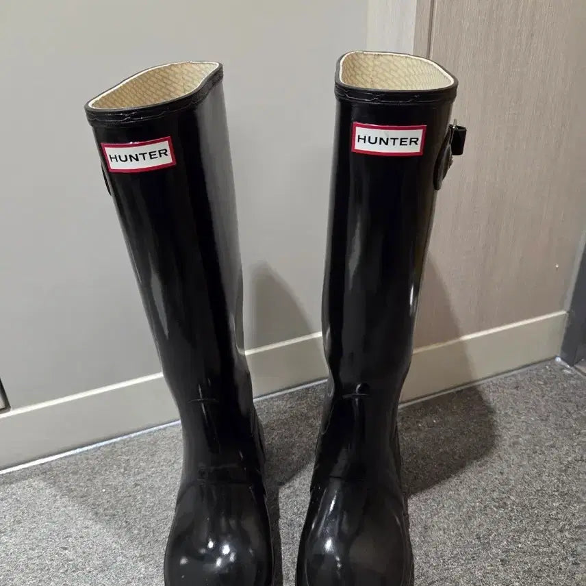[BUNJANG] Hunter Rain Boots Black Size 250 / 헌터 레인부츠 블랙250사이즈