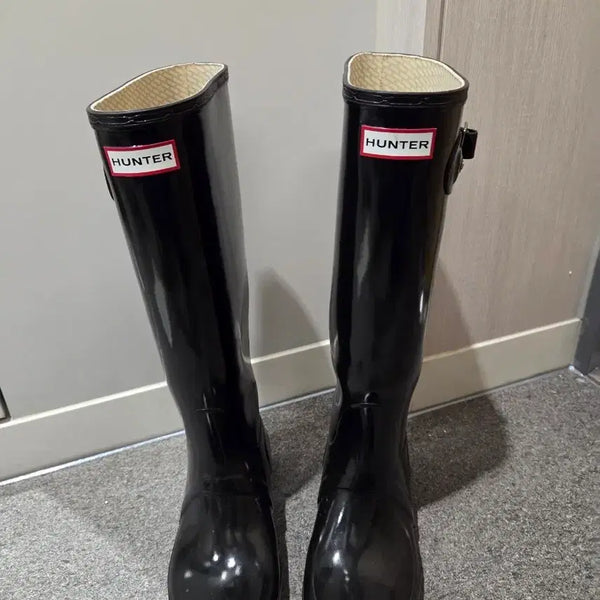 [BUNJANG] Hunter Rain Boots Black Size 250 / 헌터 레인부츠 블랙250사이즈