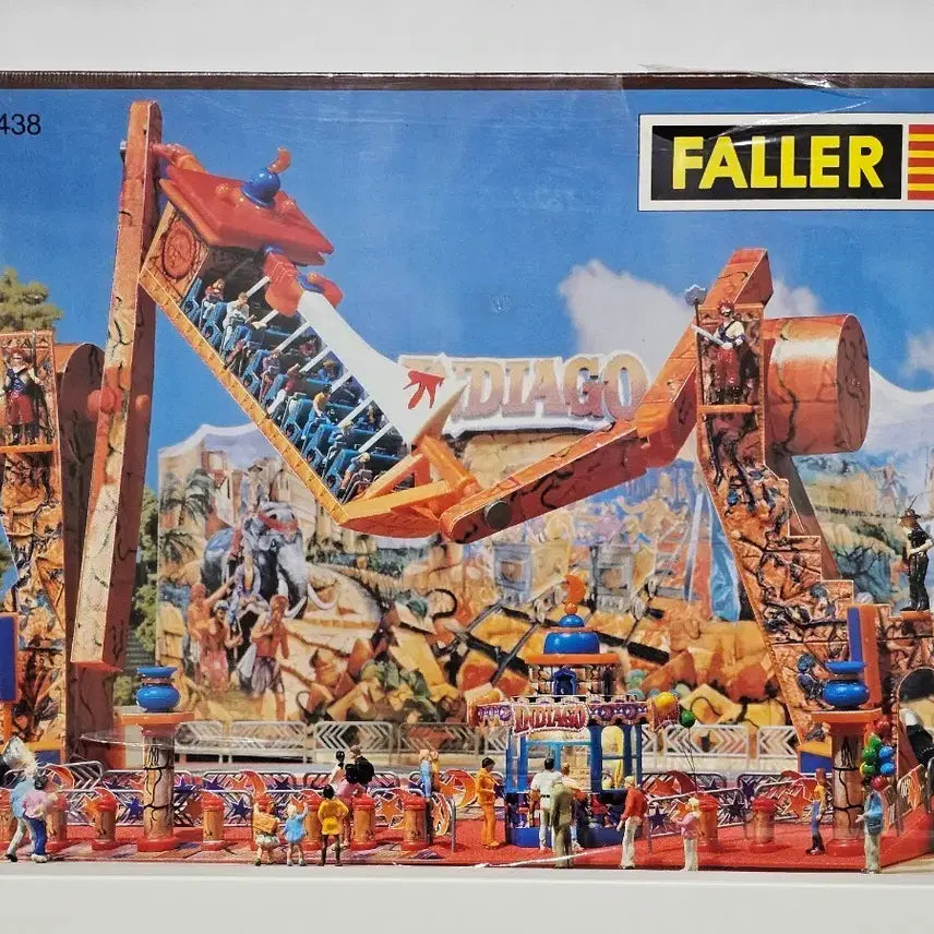 [BUNJANG] Faller Indiago Amusement Park Ride Kit (HO 438) / FALLER (펠러) - Indiago 놀이공원 축제 놀이기구키트 (HO 438)