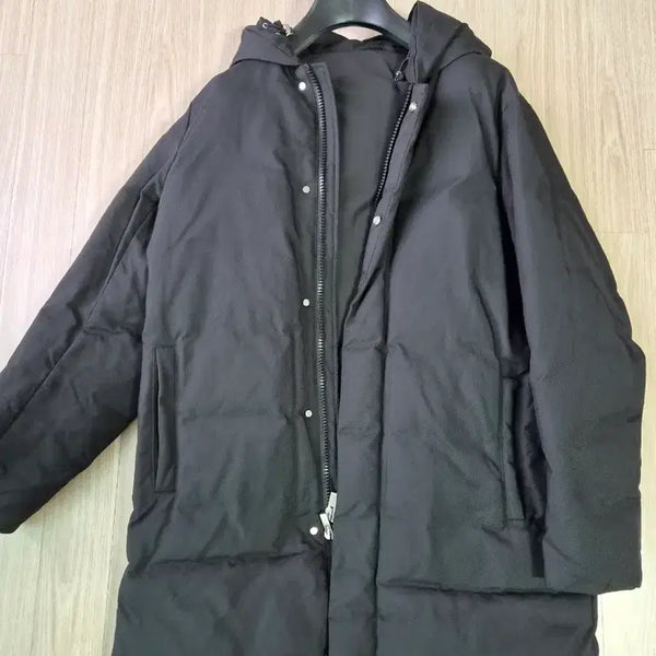 [BUNJANG] Calvin Klein Padded Long Coat Black L / 캘빈클라인 롱패딩 L 블랙