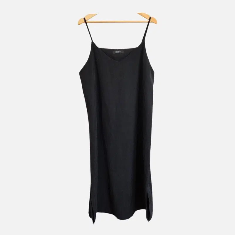 [BUNJANG] Black Free Size Dress / 블랙 여자 FREE 원피스 O2621