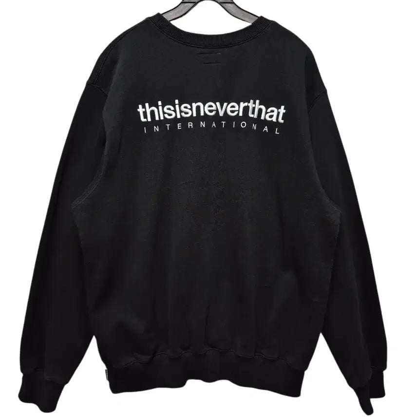 [BUNJANG] thisisneverthat Embroidered Logo Sweatshirt / 디스이즈네버댓 자수로고 맨투맨