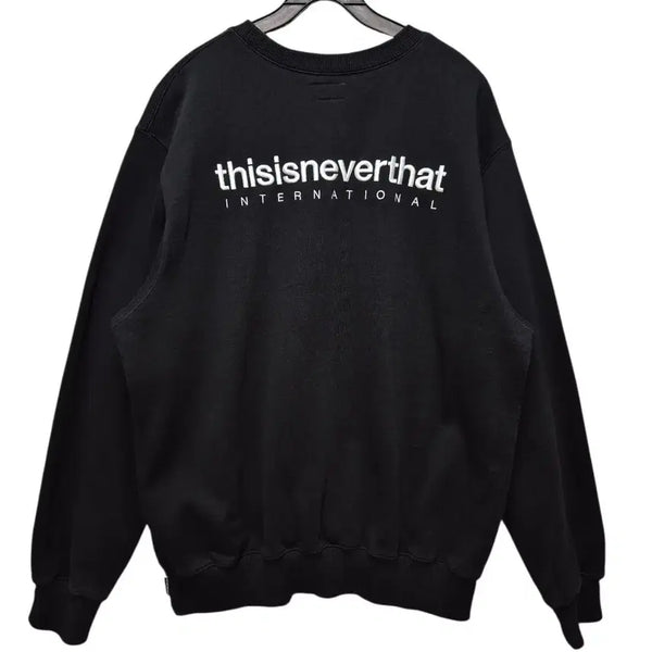 [BUNJANG] thisisneverthat Embroidered Logo Sweatshirt / 디스이즈네버댓 자수로고 맨투맨