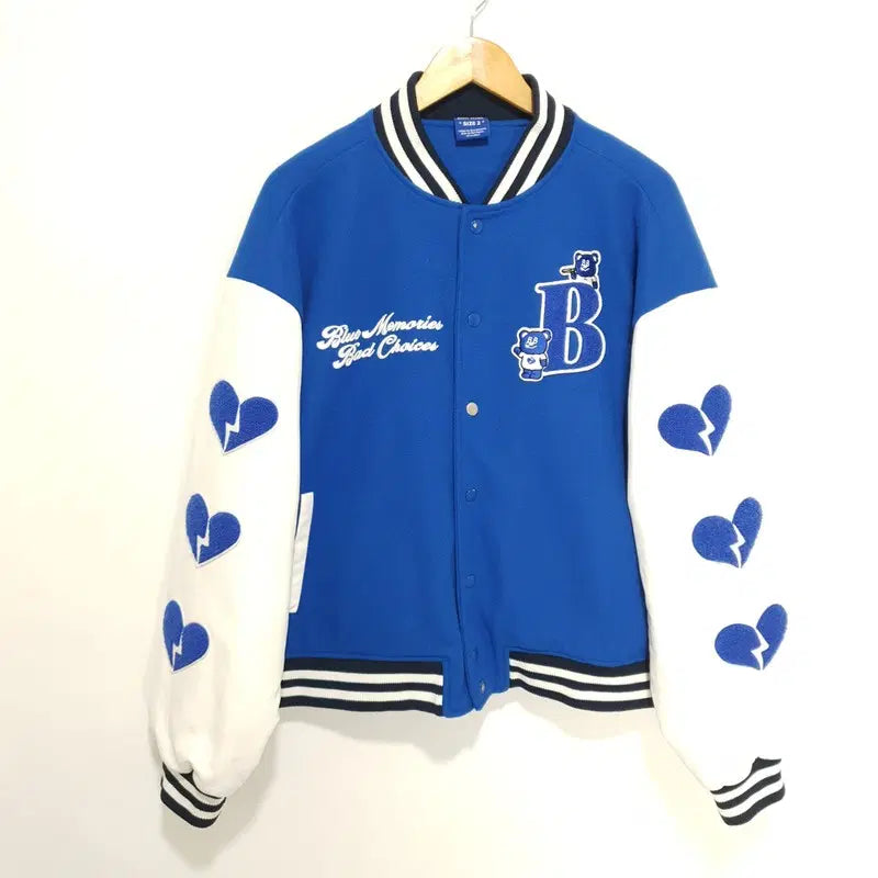 [BUNJANG] Bad Blue Bad Bear Varsity Jacket / 배드블루 배드베어 바시티 자켓  2_W0903