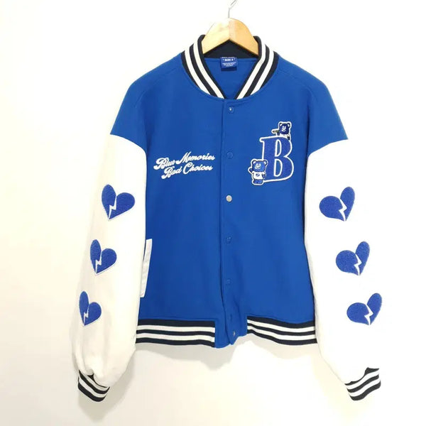[BUNJANG] Bad Blue Bad Bear Varsity Jacket / 배드블루 배드베어 바시티 자켓  2_W0903