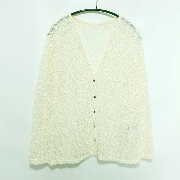 [BUNJANG] Stylenanda Net Knit Cardigan / 스타일난다 그물 니트 가디건 F_M2540